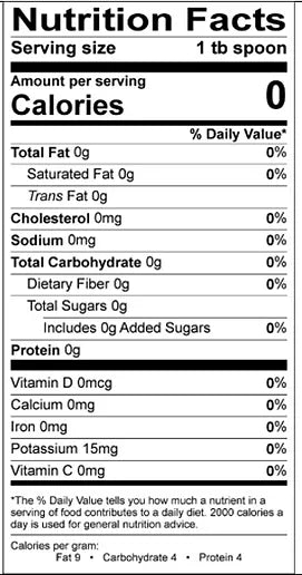 DOES APPLE CIDER VINEGAR HAVE ANY CALORIES visual data 8
