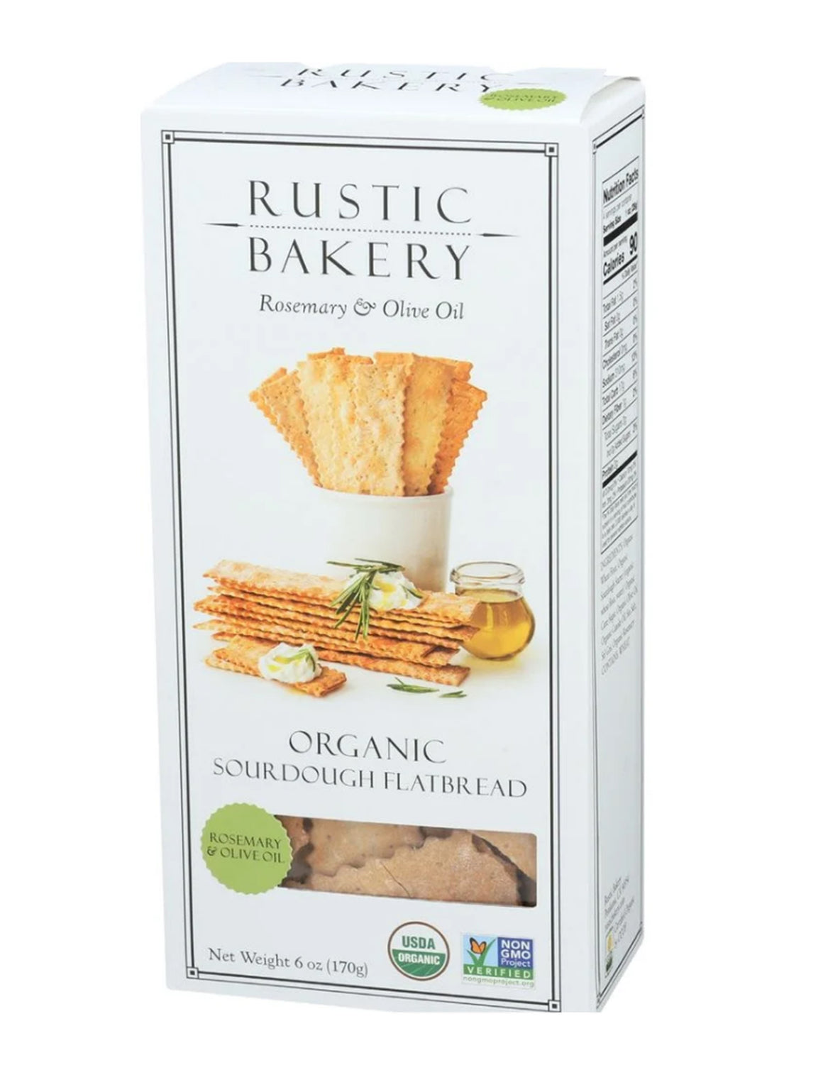 Rustic Bakery - Flatbread Rosemary & Olive Oil
