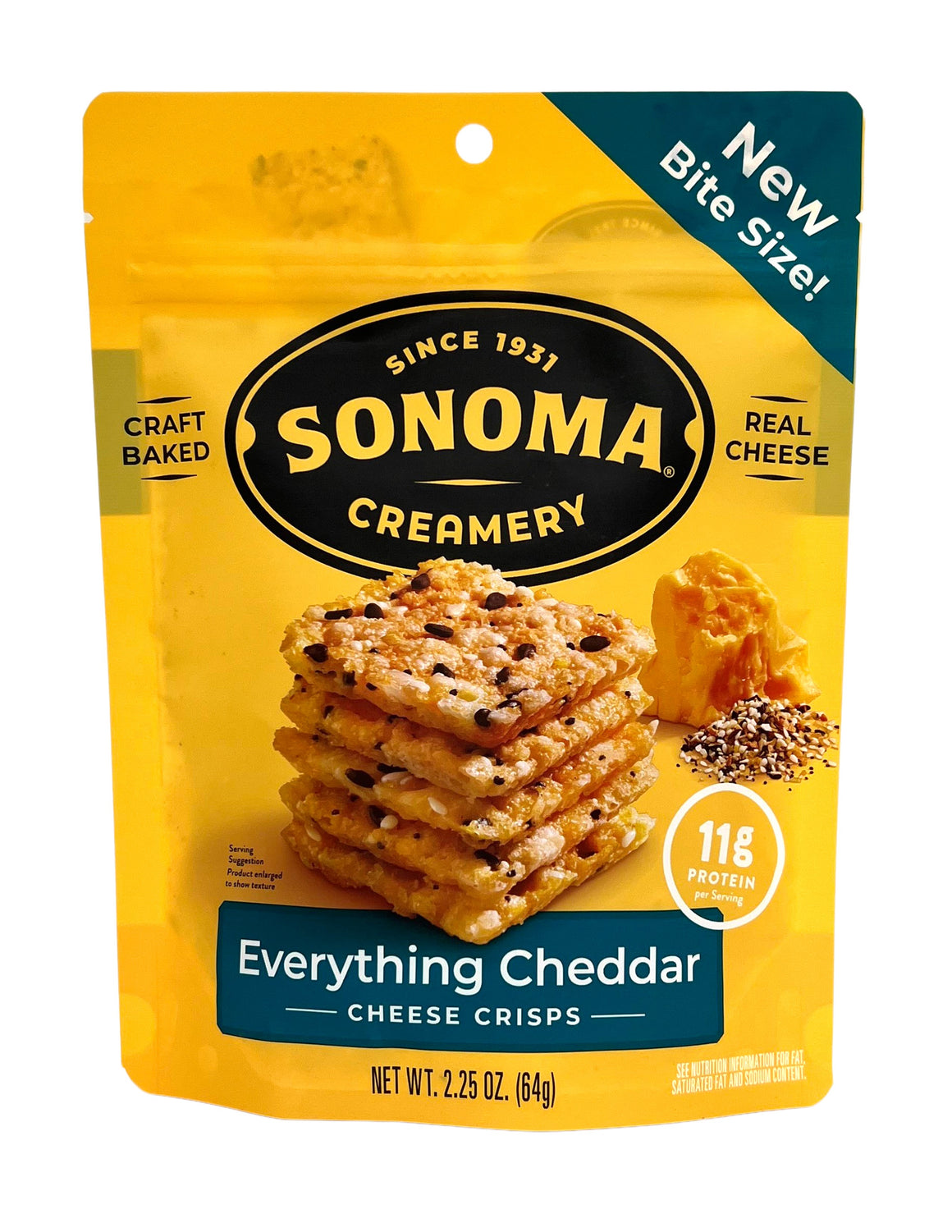 Sonoma Creamery Crackers - Everything Cheddar