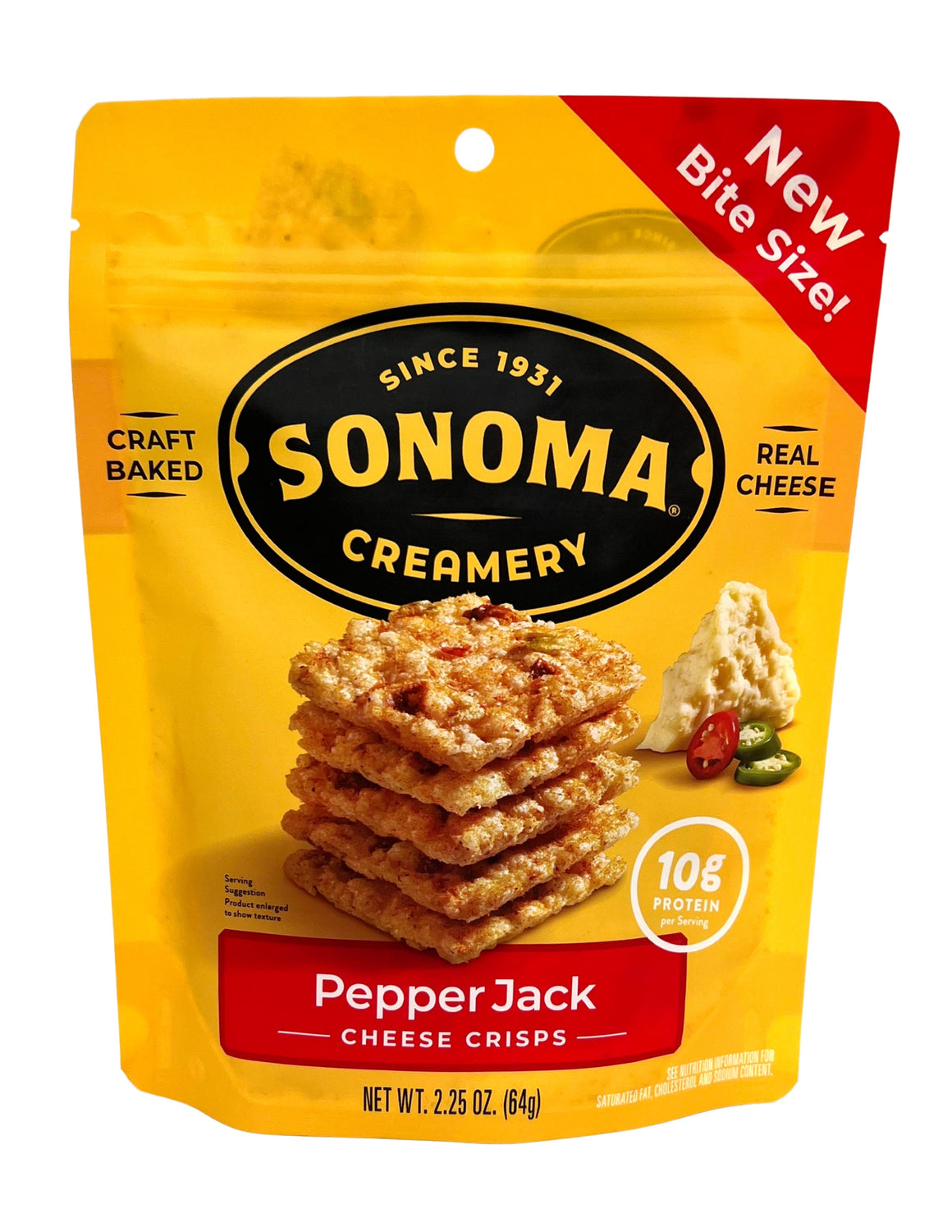 Sonoma Creamery Crackers - Pepper Jack