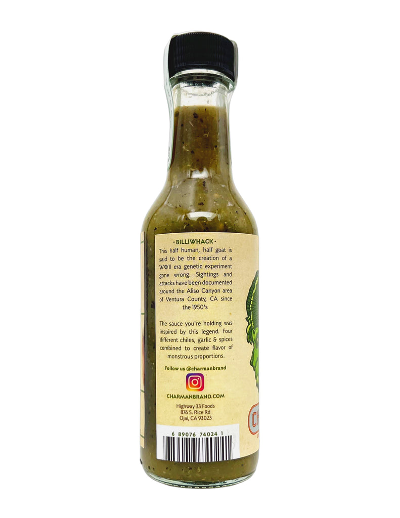 Char Man Brand Hot Sauce - Verde