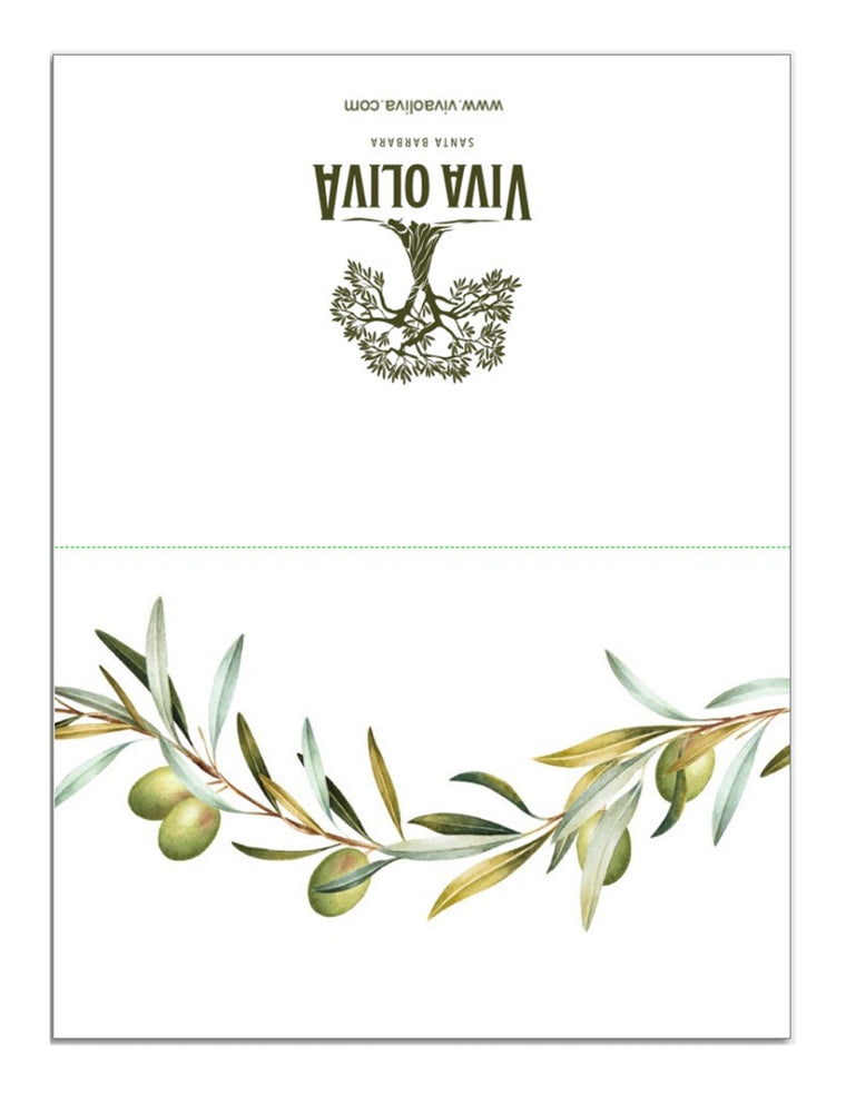 Greeting Card - Green Olives