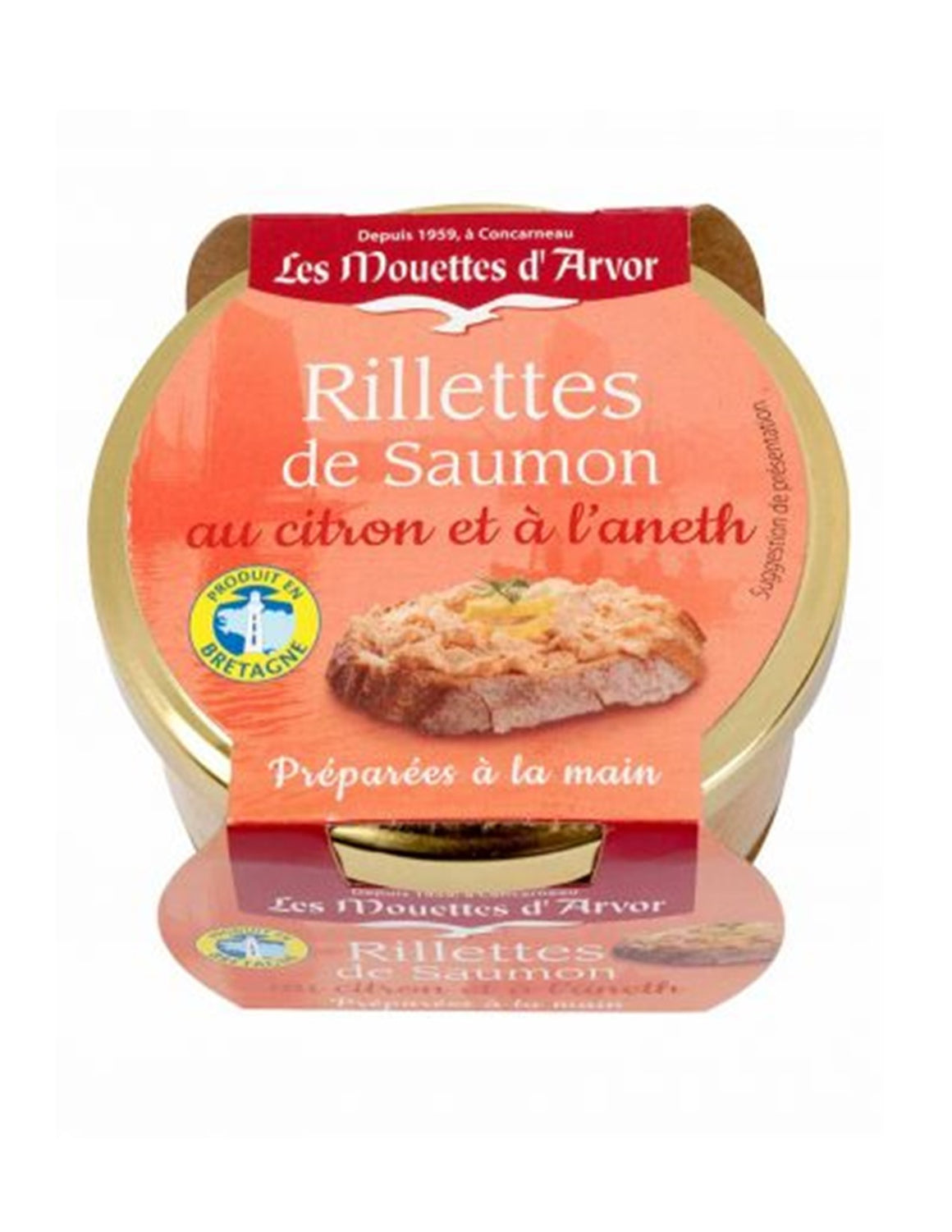Mouettes D'Arvor - Salmon with Dill and Lemon Rillettes