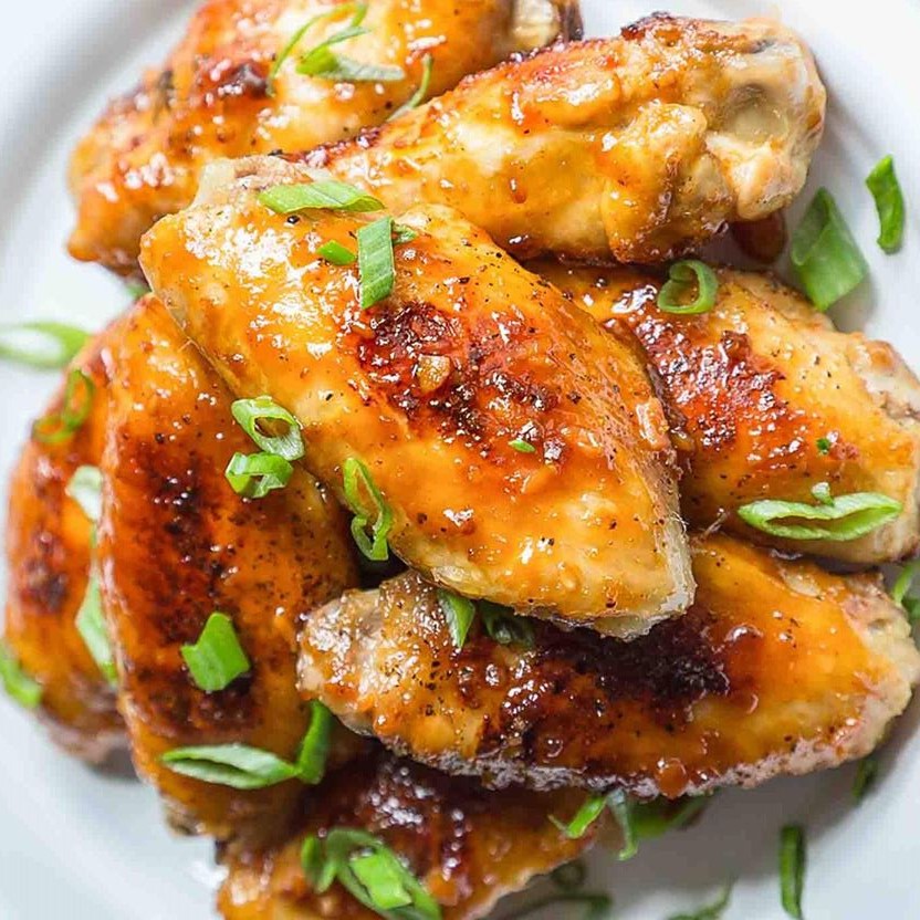 Hot Honey-Soy Grapefruit Balsamic Wings