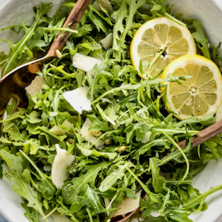 Arugula Salad with Basil-Lemon Vinaigrette