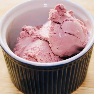 Blueberry & Fresh Lemon Olive Oil Gelato