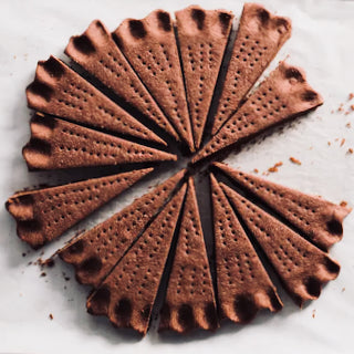 Chocolate Almond Shortbread