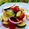 Splendid Summer Salad with Basil Vinaigrette