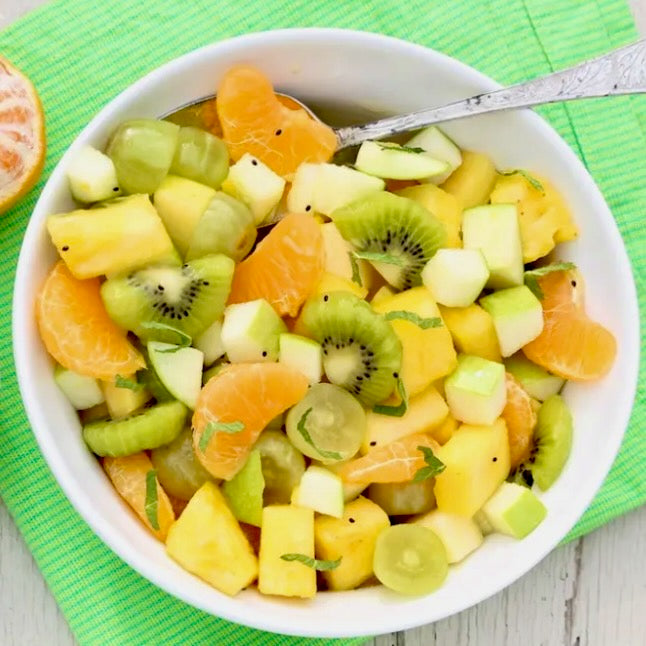 Simple White Grapefruit Balsamic Fruit Salad