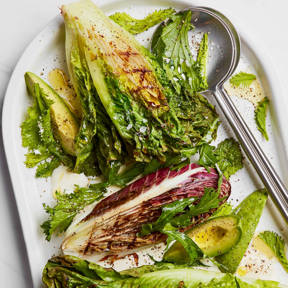 Grilled Radicchio & Hearts of Romaine