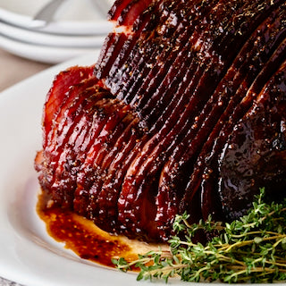 Maple Balsamic Glazed Ham