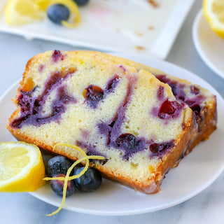 Whole Wheat Lemon Blueberry Tea Cake