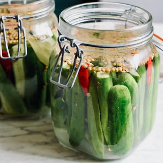 Champagne Vinegar Refrigerator Pickles