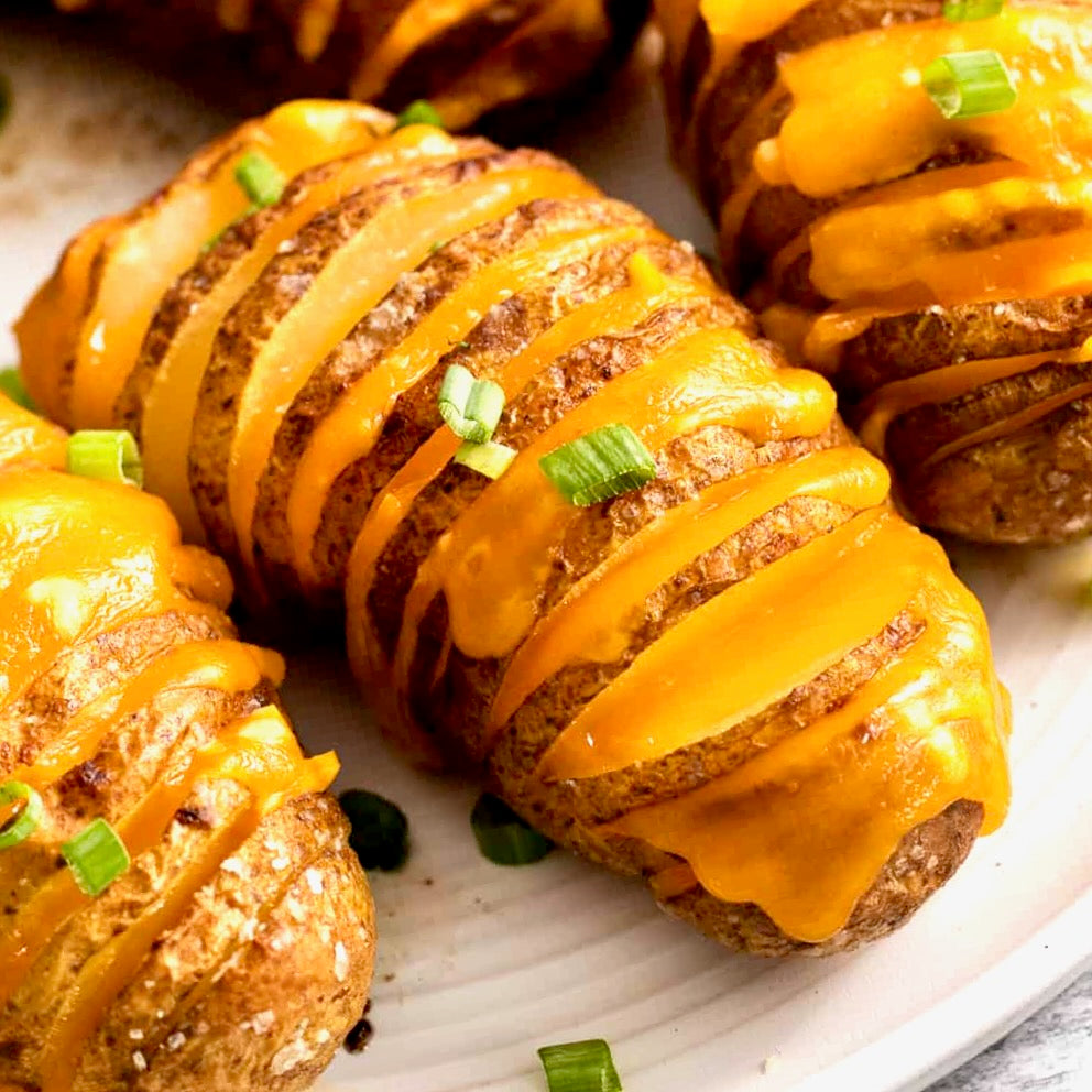 Rosemary Red Hasselback Potatoes