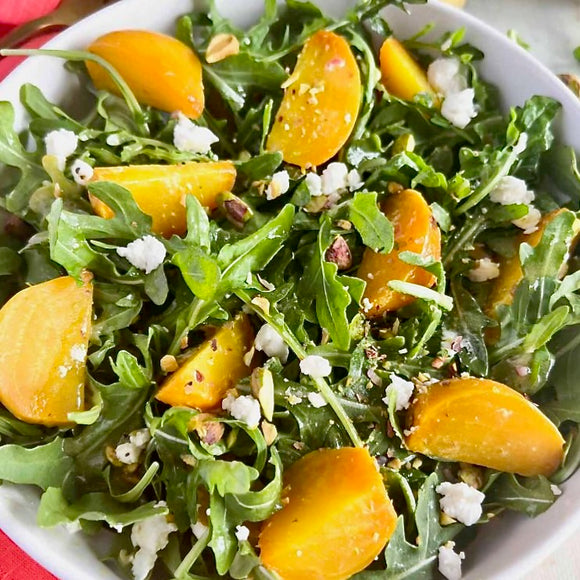 Golden Beet & Satsuma Salad with Tuscan Herb Croutons