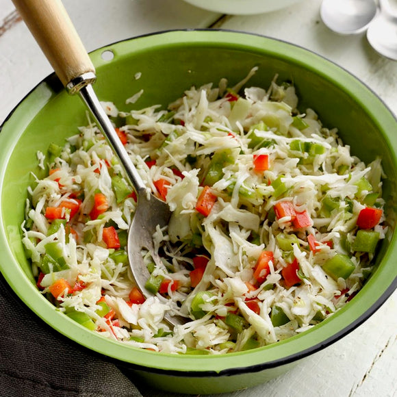 Cilantro & Roasted Onion Aioli with Spicy Jalapeño Coleslaw