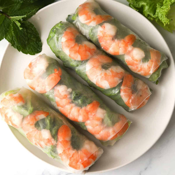 Vietnamese Fresh Shrimp Spring Rolls