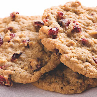 Blood Orange Cranberry Oatmeal Cookies