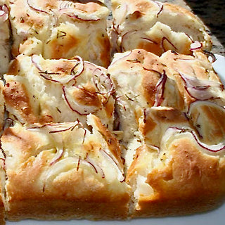 Rosemary Shallot Focaccia