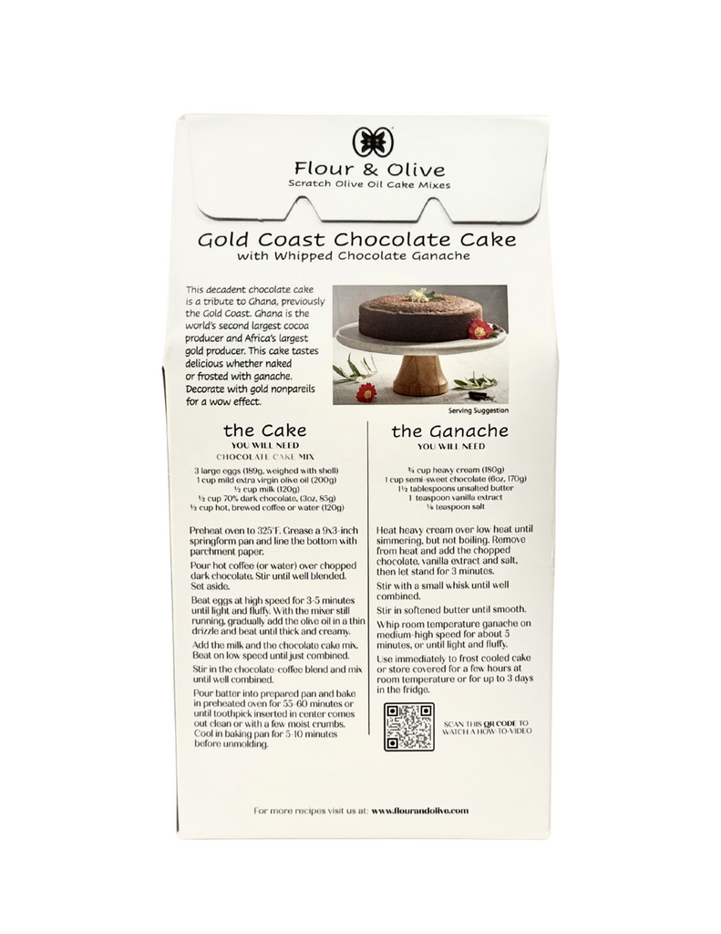 Olive Oil Chocolate Cake Mix - Flour and Olive