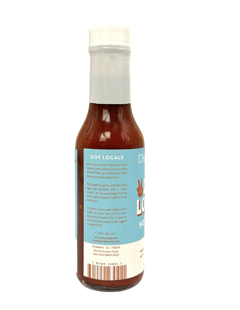 Char Man Brand Hot Sauce - Dos Locals