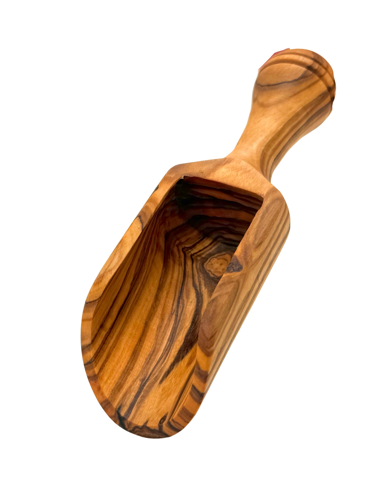 Olive Wood Flour Scoop