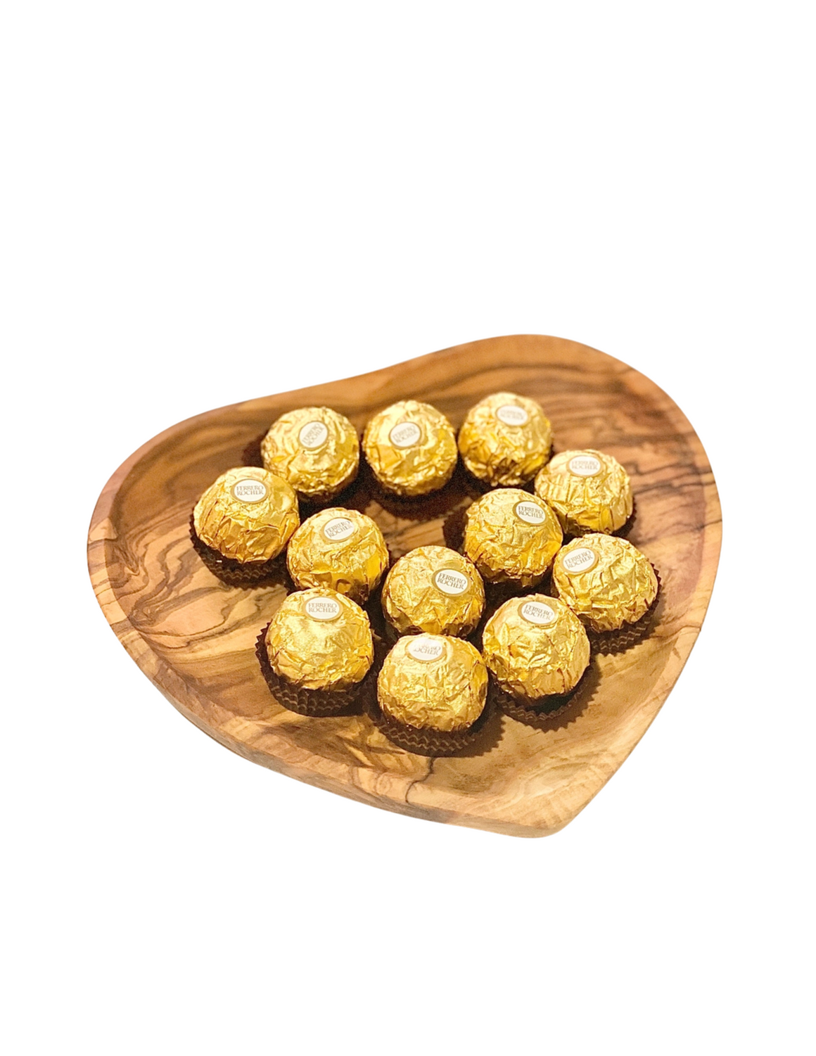 Heart Shaped Olive Wood Dish