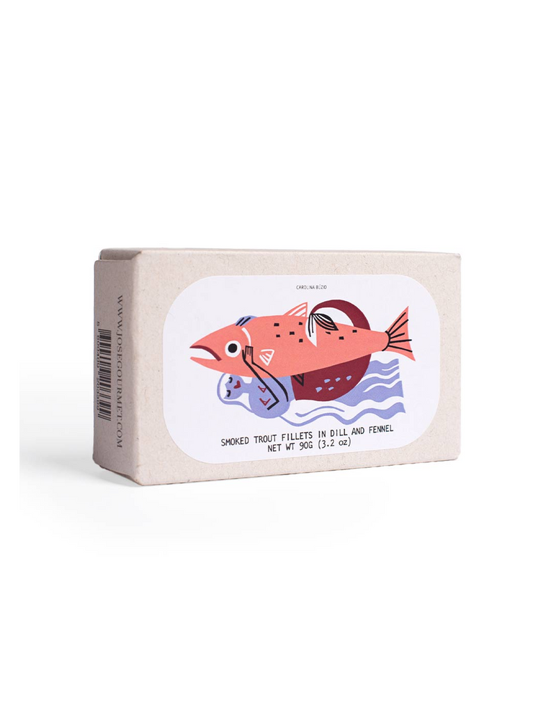 Jose Gourmet - Cold-Smoked Trout Fillets in Dill and Fennel