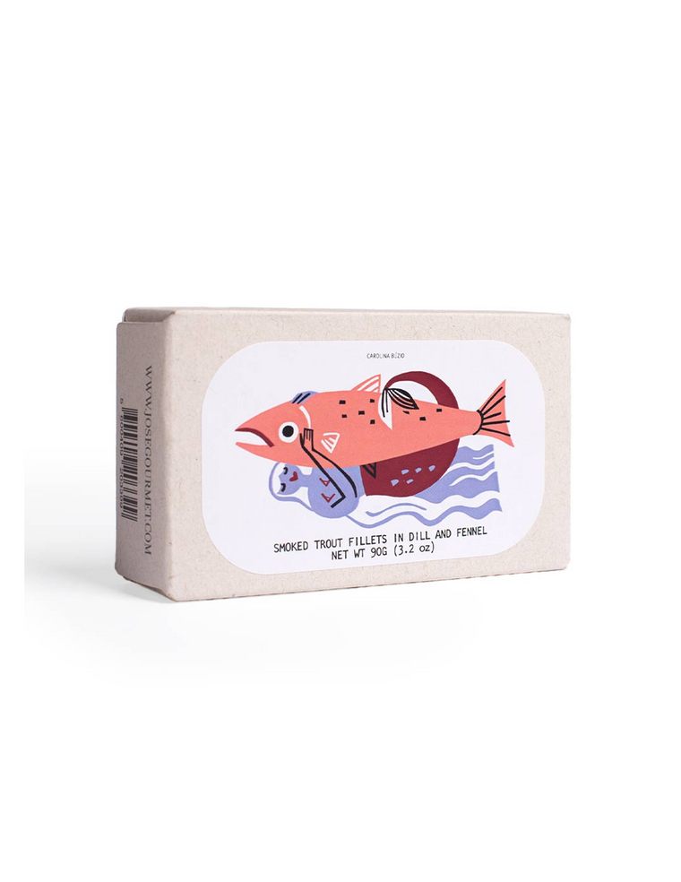 Jose Gourmet - Cold-Smoked Trout Fillets in Dill and Fennel