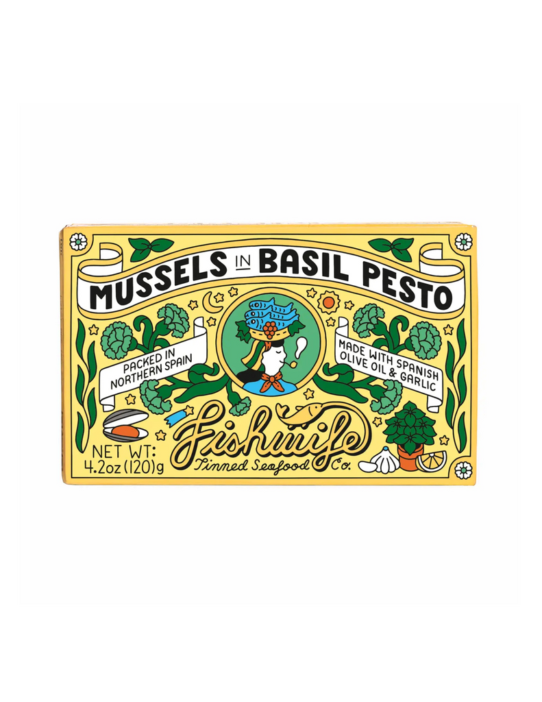 Fishwife - Mussels in Basil Pesto