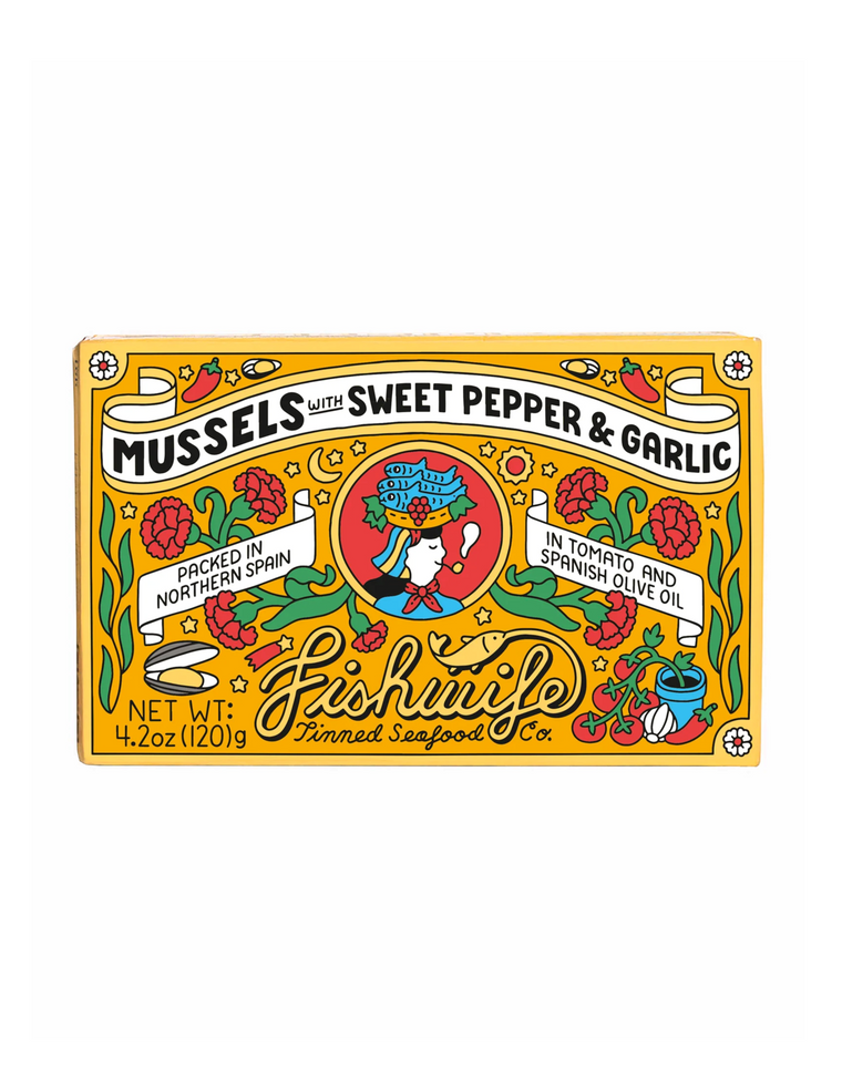 Fishwife - Mussels with Sweet Pepper & Garlic