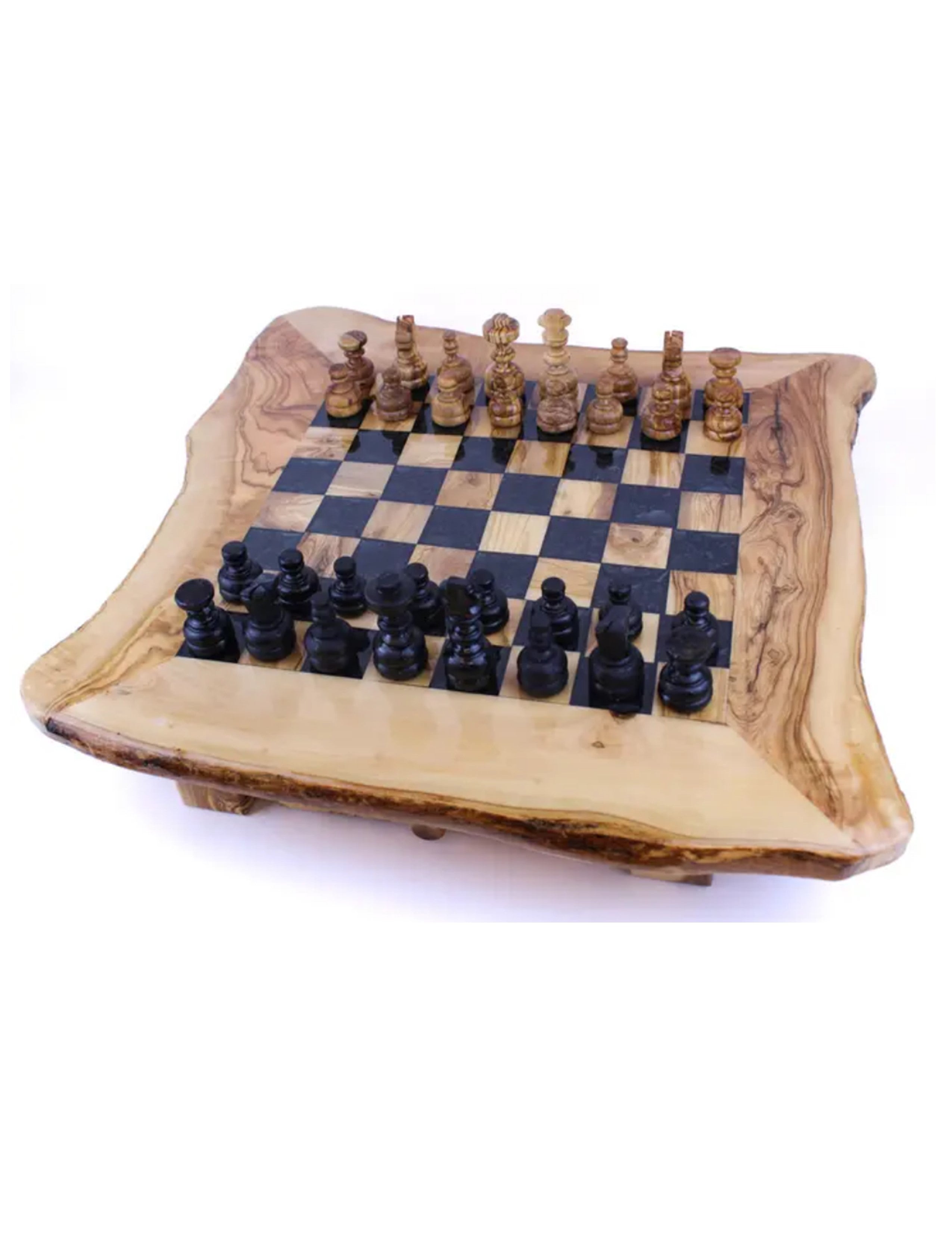 Olive Wood Resin Chess Board - Viva Oliva