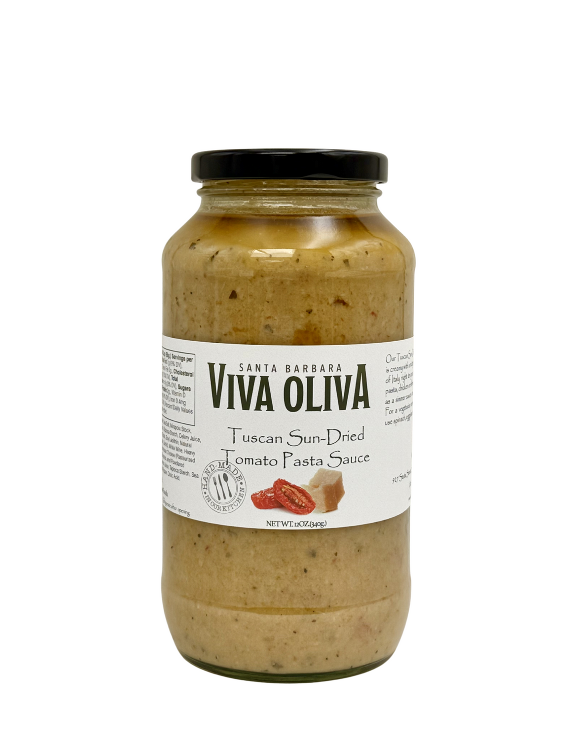Viva Oliva Pasta Sauce - Tuscan Sun-Dried Tomato