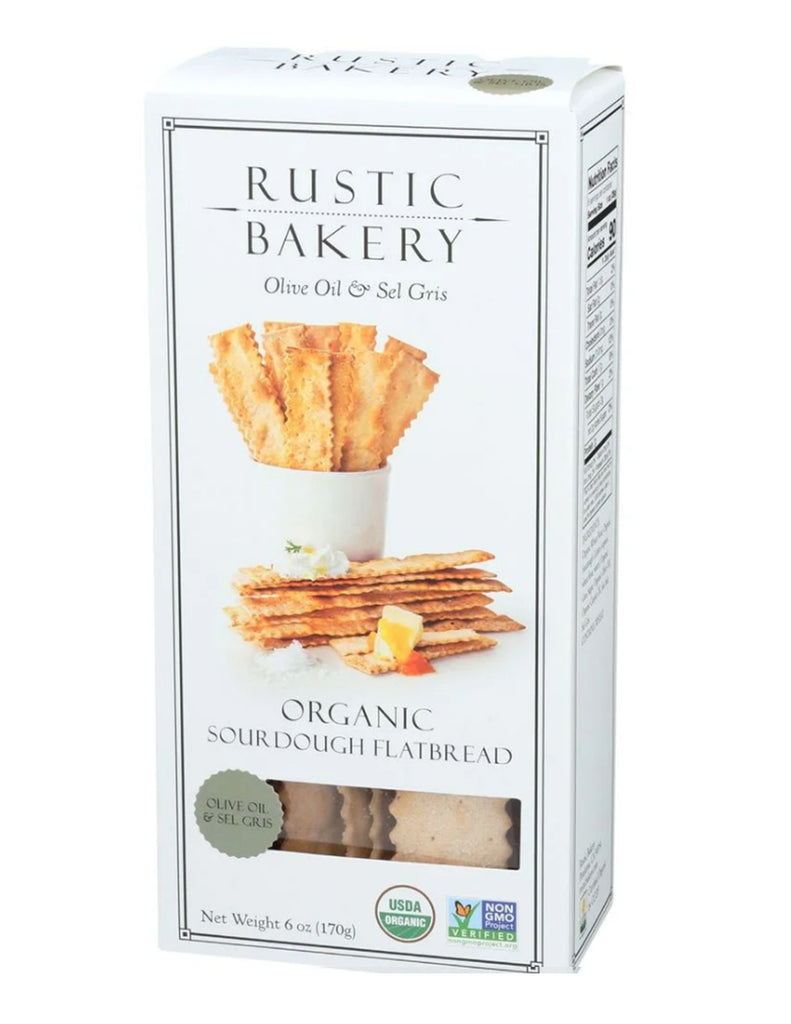 Rustic Bakery - Flatbread Olive Oil & Sel Gris