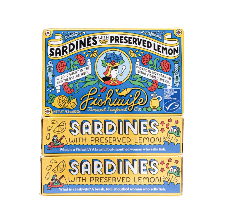 Fishwife - Sardines with Preserved Lemon