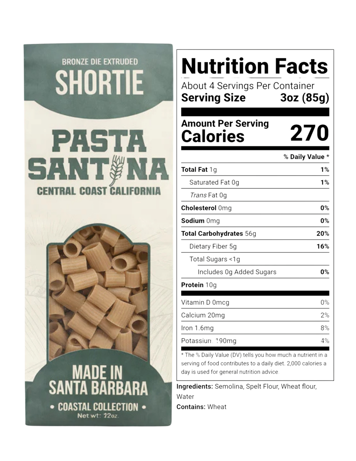 Pasta Santina - 8 Varieties