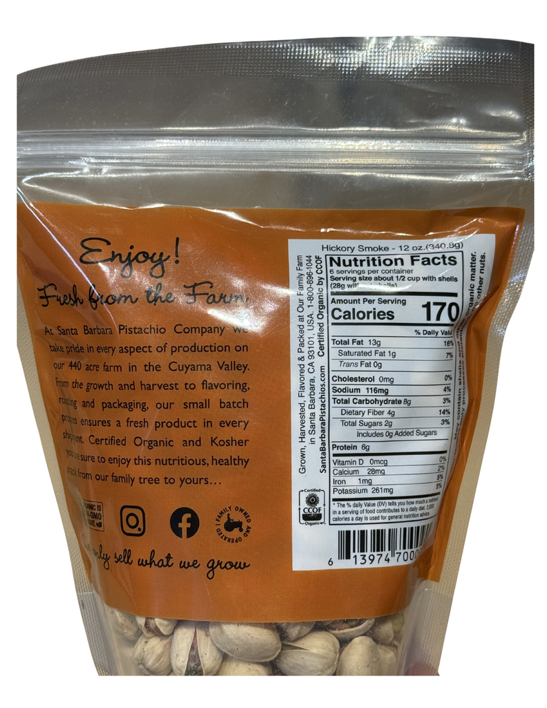Santa Barbara Pistachio Company - Hickory Smoke