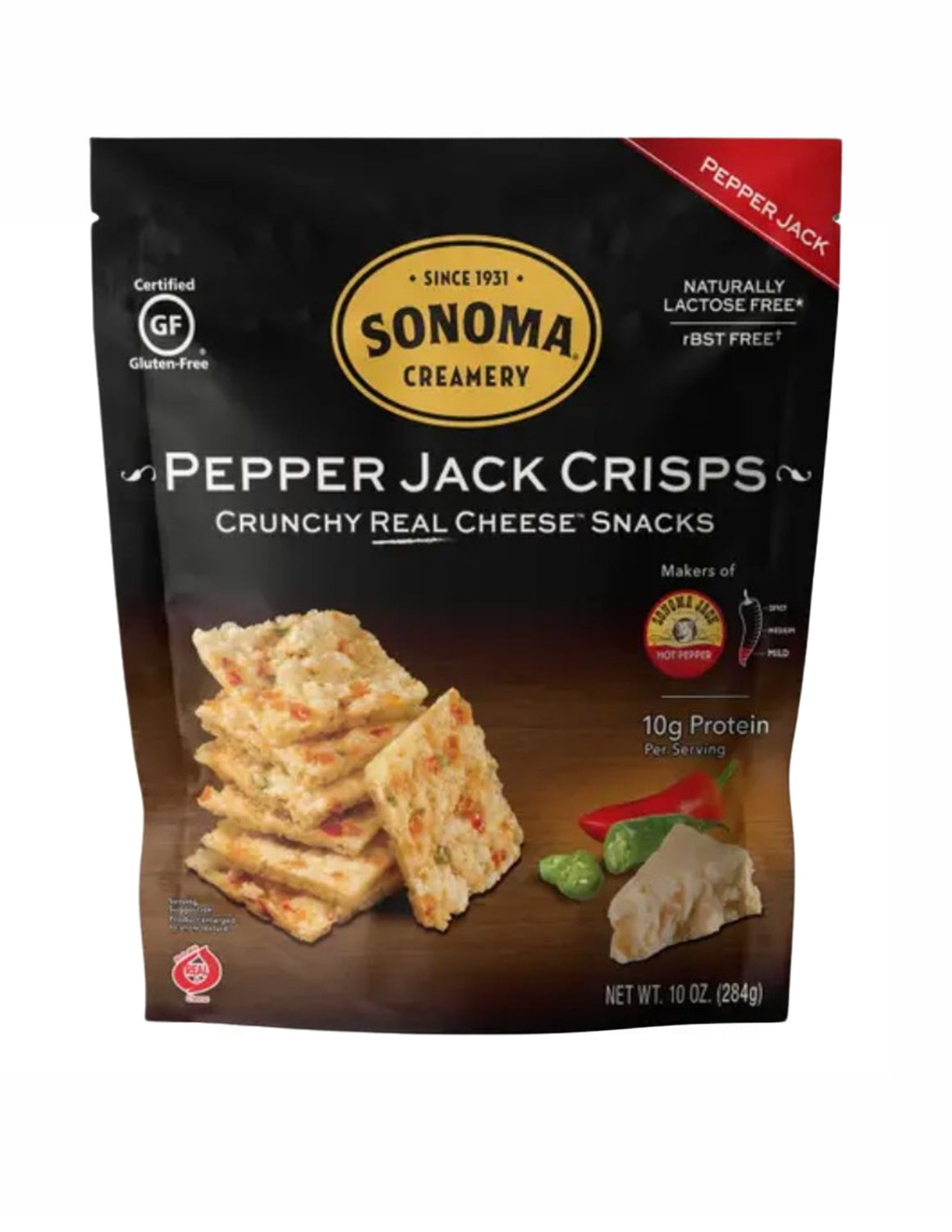 Sonoma Creamery Crackers - Pepper Jack