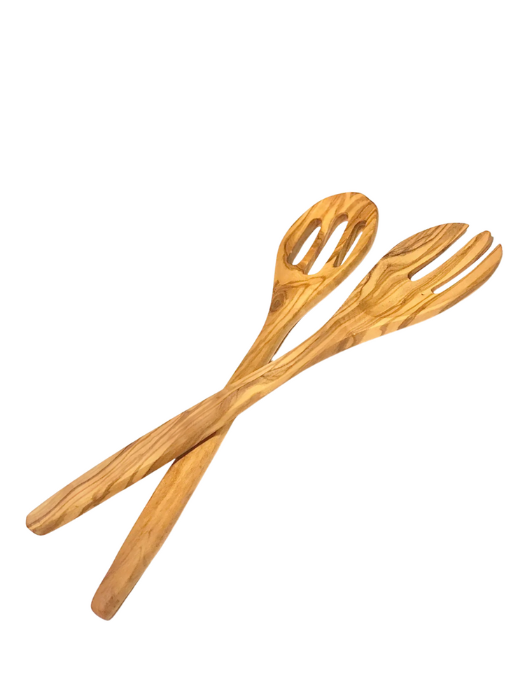 Olive Wood Spoon and Fork Set