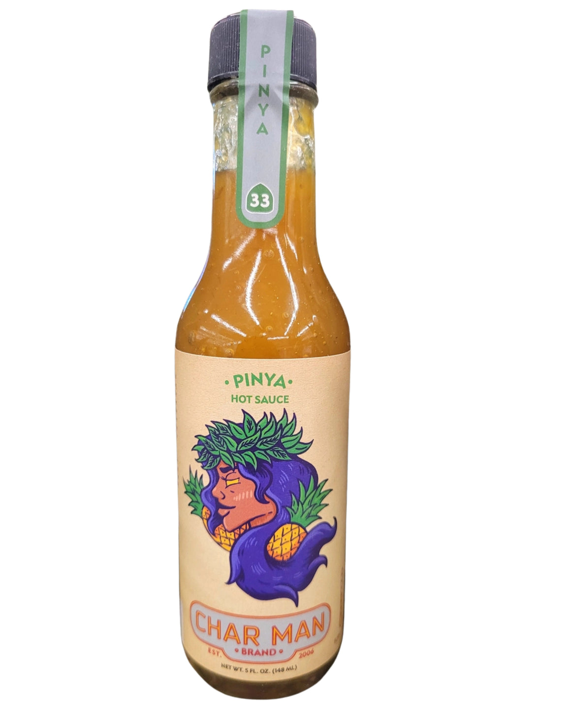 Char Man Brand Hot Sauce - Pinya
