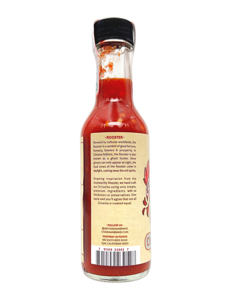Char Man Brand Hot Sauce - Sriracha