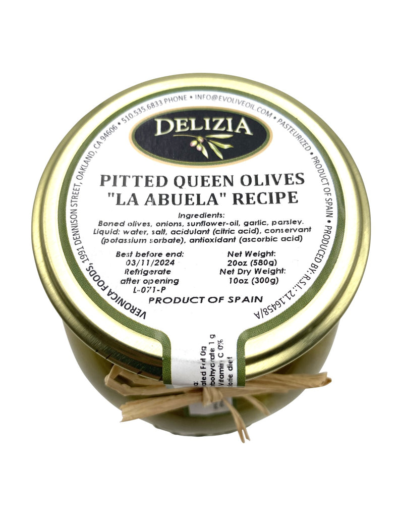 Delizia Pitted Queen Olives "La Abuela" Recipe