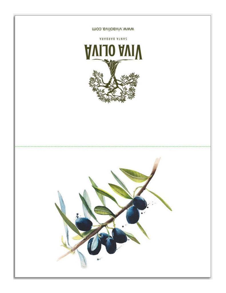 Greeting Cards - Black Olives