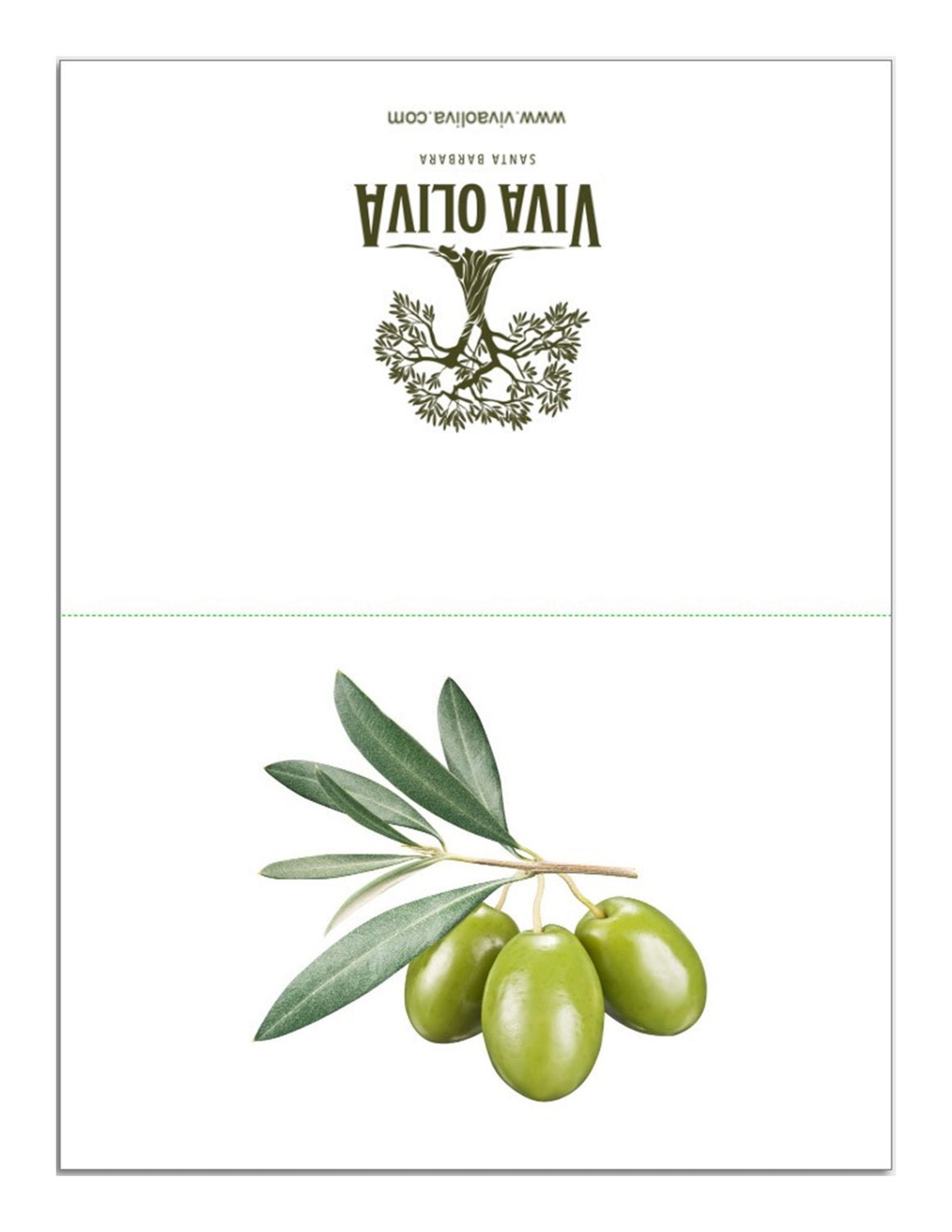 Greeting Card - Three Olives