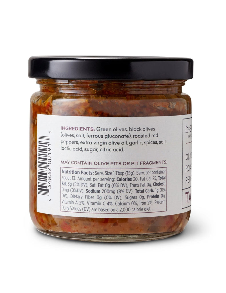 McEvoy Ranch Tapenade - Olive & Roasted Red Pepper