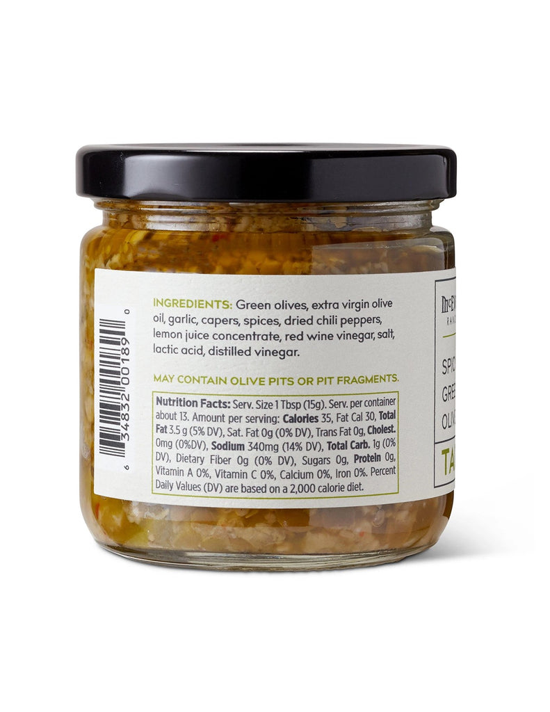 McEvoy Ranch Tapenade - Spicy Green Olive