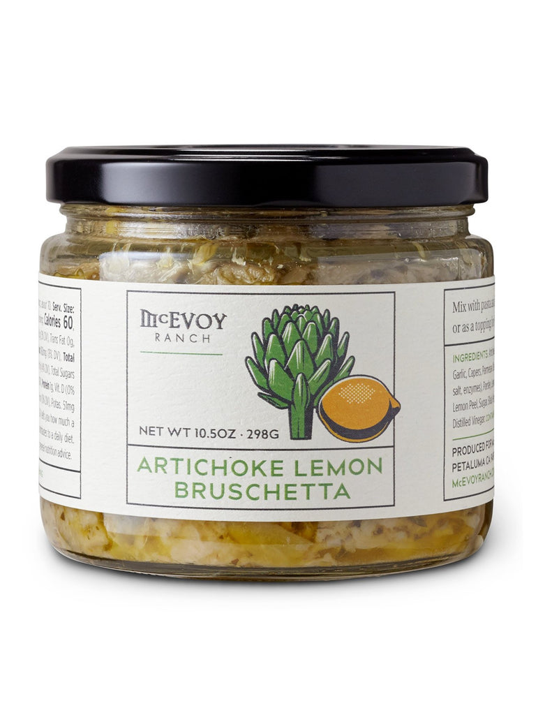 McEvoy Ranch Bruschetta - Artichoke Lemon