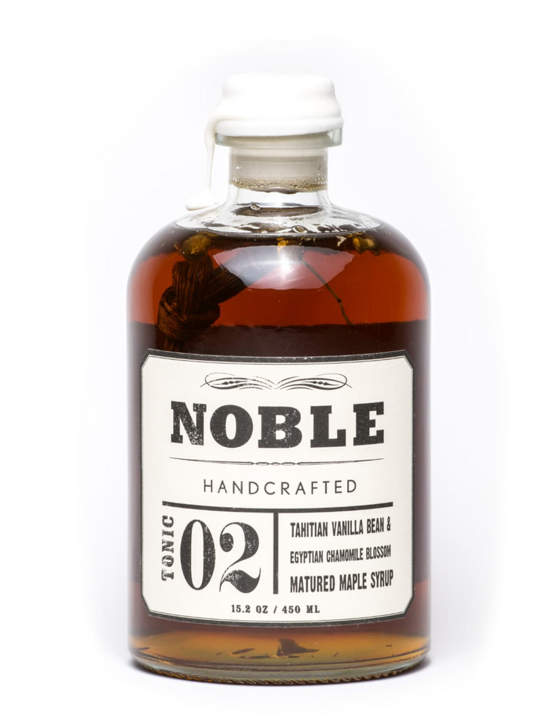 Noble Handcrafted - Noble Tonic 02: Tahitian Vanilla Bean and Egyptian Chamomile Blossom Matured Maple Syrup