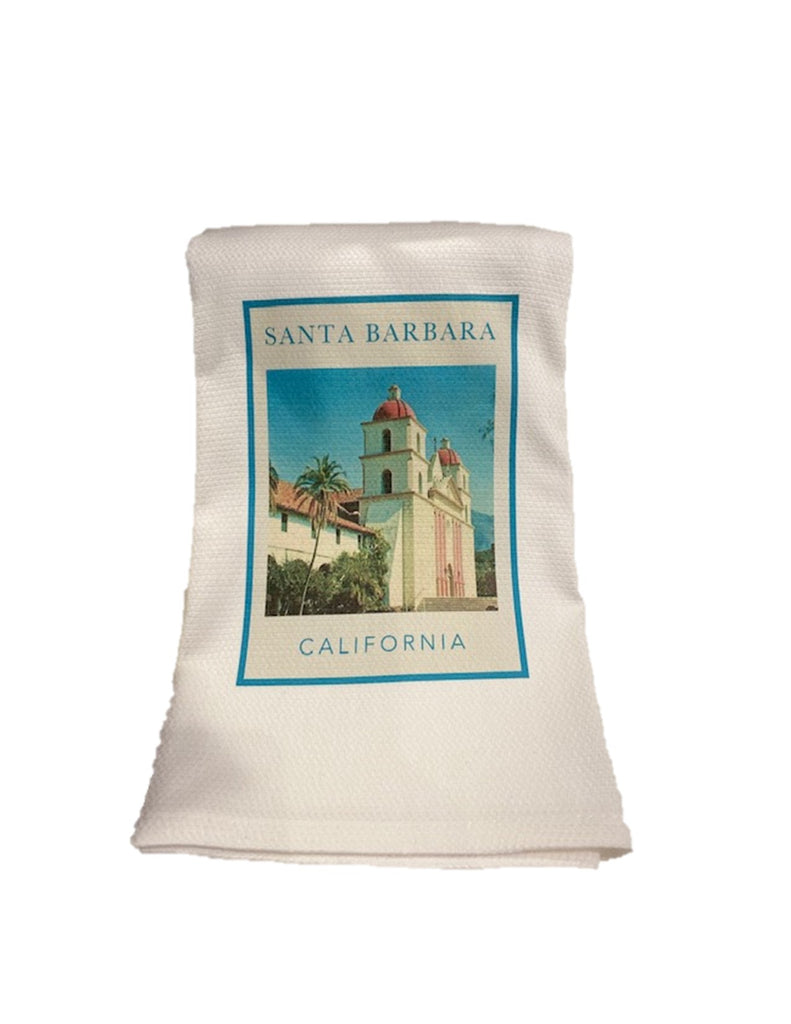 Pacific Swell Designs Tea Towels - Santa Barbara Mission