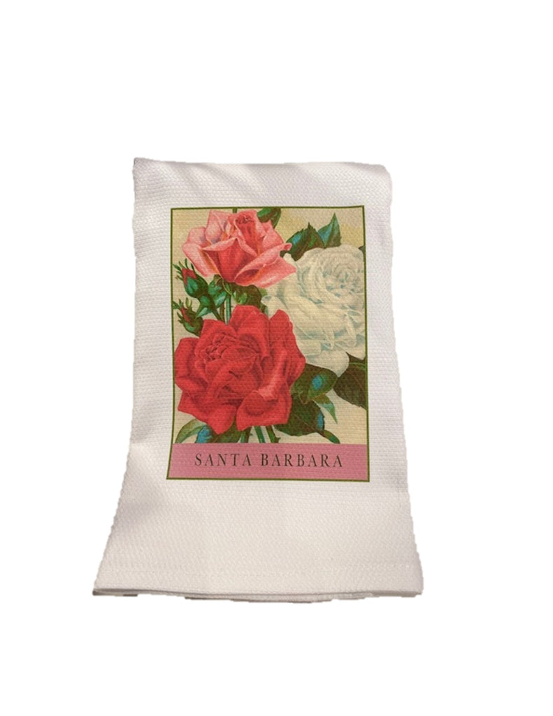 Pacific Swell Designs Tea Towels - Santa Barbara Roses